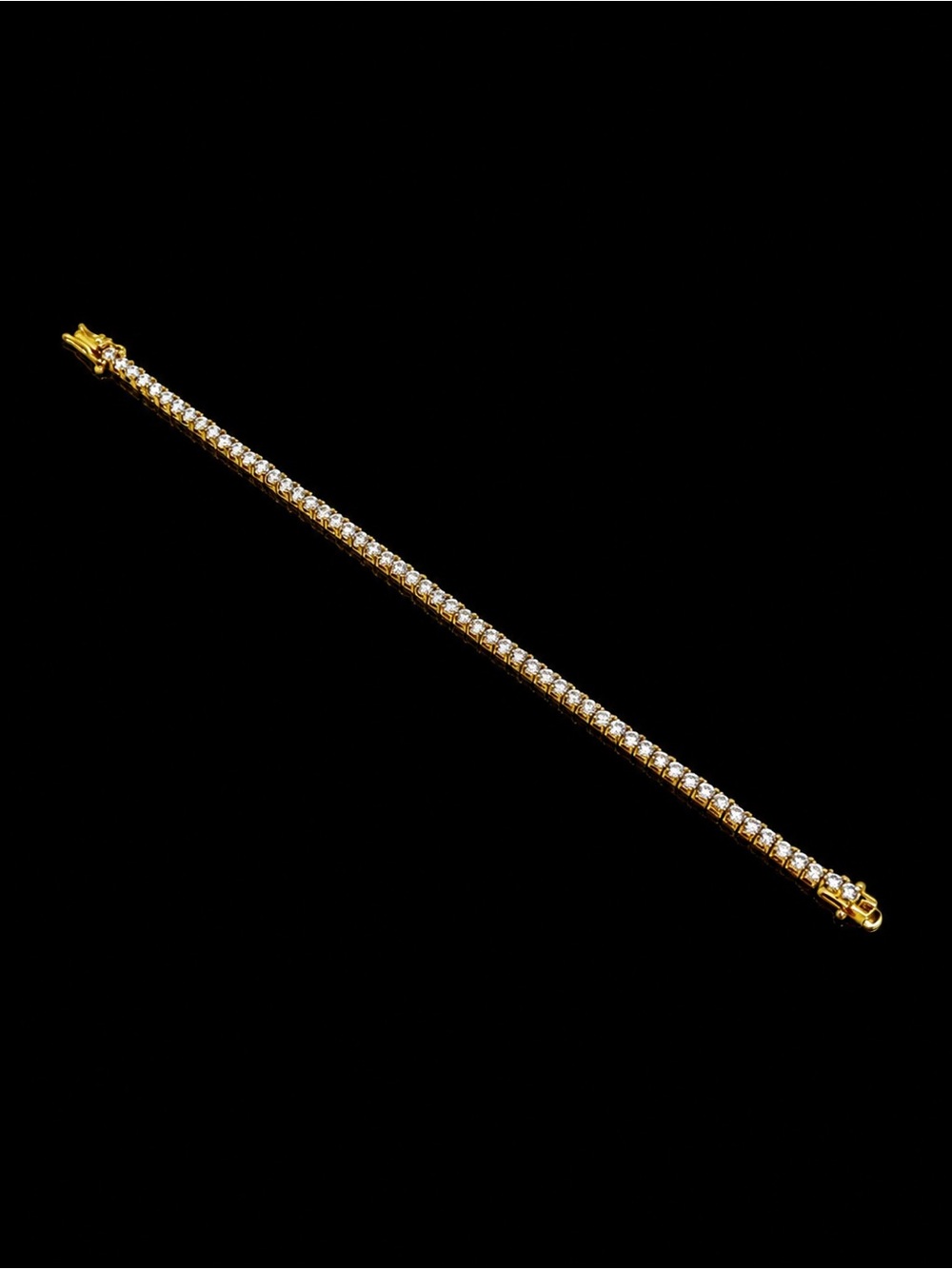 18K Gold Plated, 5.6CTW Moissanite Tennis Bracelet